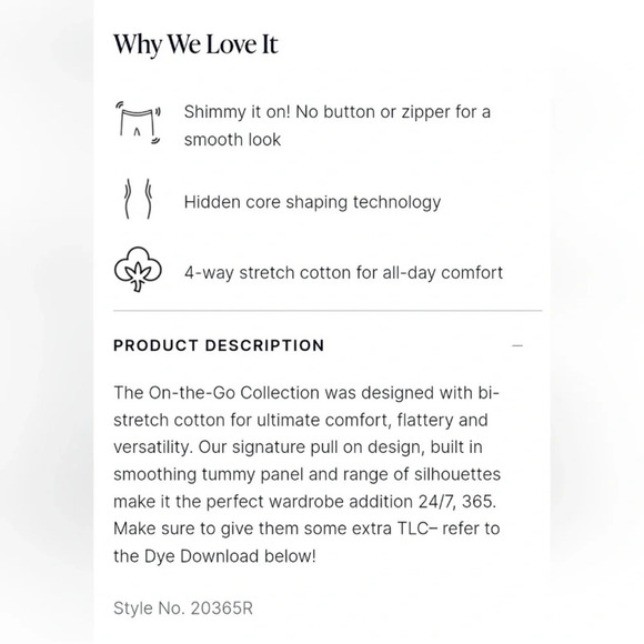 Spanx Women's Polished Ankle Slim Fit Classic Navy Stretch Pants Size SP NWT - Picture 14 of 16